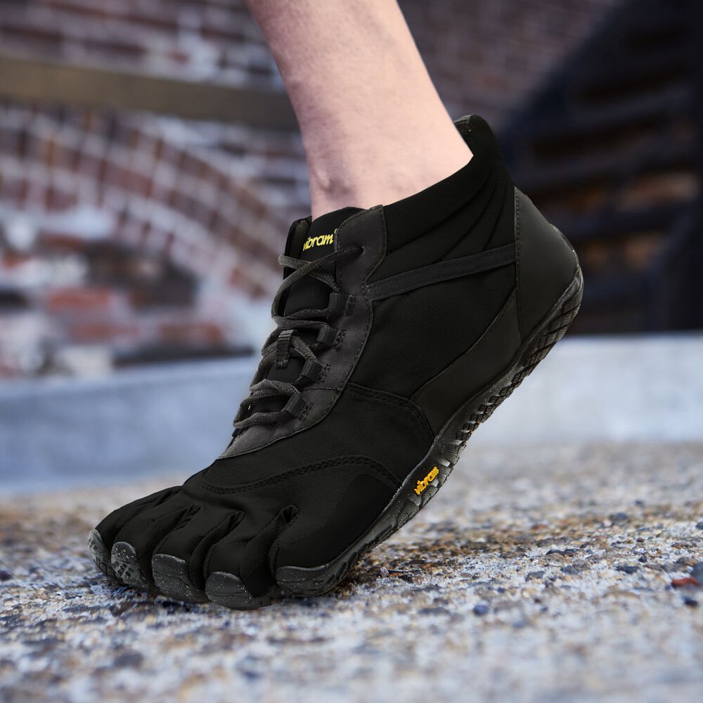 Zapatos De Trail Hombre Negros - FiveFingers V-Trek Insulated - RIUJAT-689